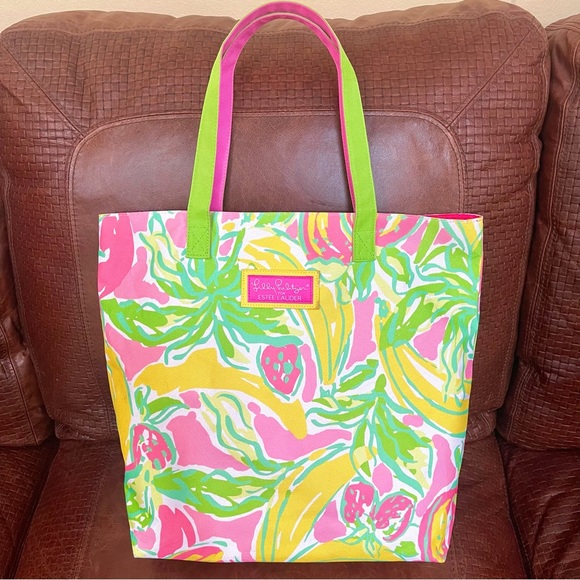 Lilly Pulitzer Tropical Print Tote Bag - Picture 6 of 11
